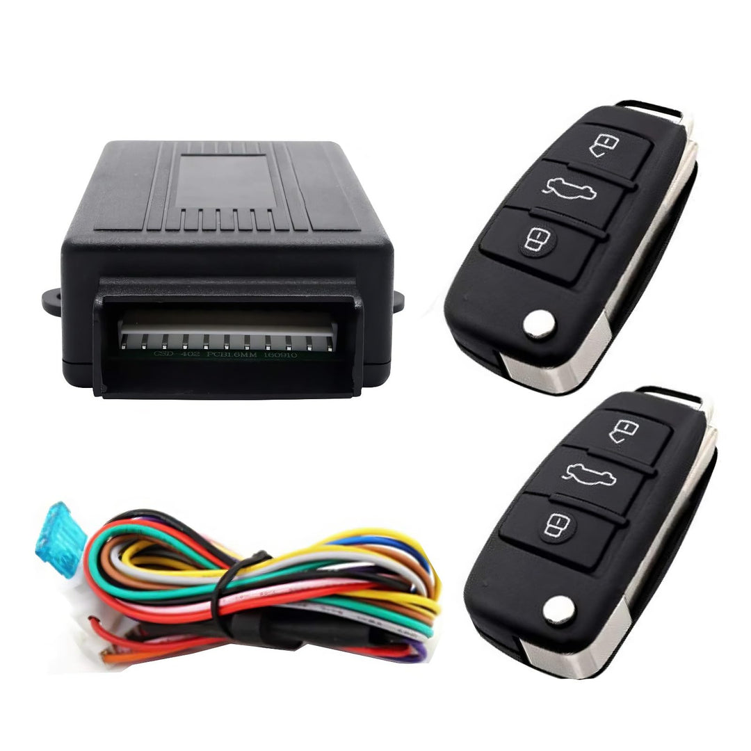 Style12 Auto Remote Central Kit Universelles Autotürschloss mit Contorl Box + 2 Ersatzfernbedienung