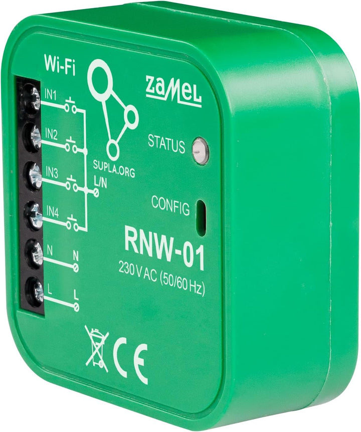 Supla Zamel 4 Wi-Fi Eingänge Interface