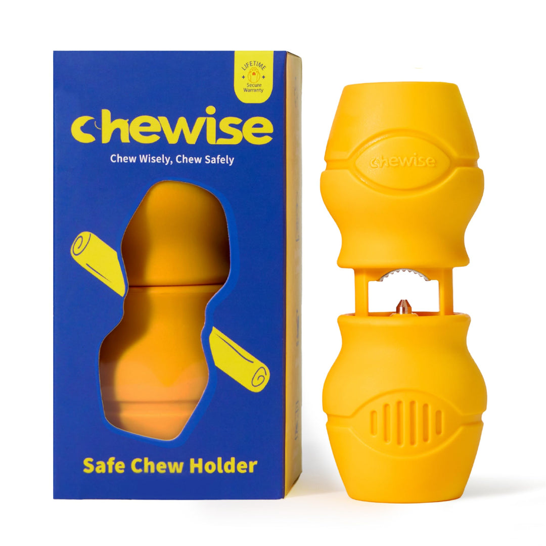 PetClan Chewise Bully Stick Halter – Sicherheit & Robustes Design, BPA-frei, Sicherer Ochsenziemer-H
