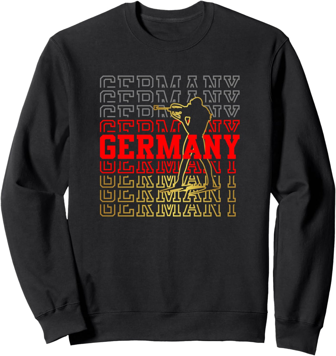 Biathlon Deutschland Germany Wintersport Sweatshirt