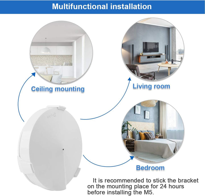 HOLACA Wandhalterung VHB Stick On für TP-Link Deco M5, TP-Link Deco P7 Whole Home Mesh WiFi System,