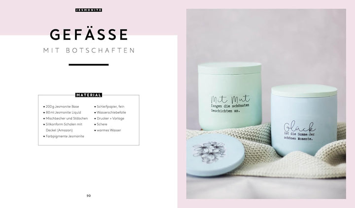 Lieblingsstücke aus Raysin, Beton & Co.: Vasen, Schalen, Tabletts und vieles mehr giessen und modell