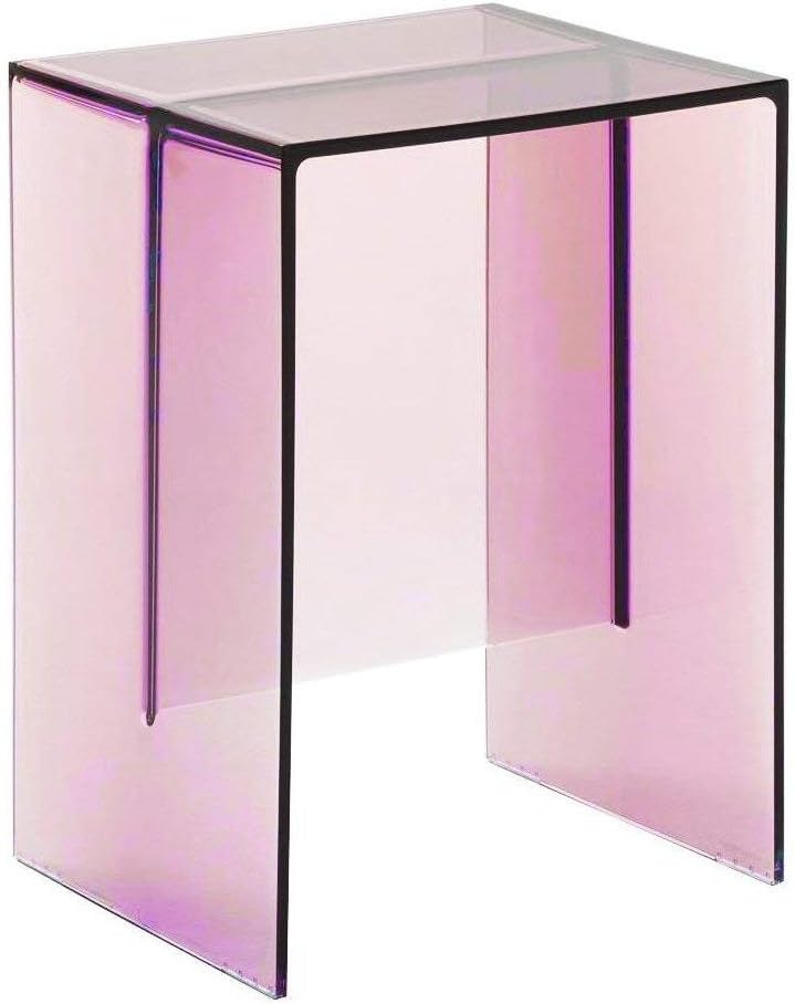 Kartell Max-Beam Hocker/Beistelltisch, Plastik, pink, 27 x 33 x 47 cm Rosa Nude, Rosa Nude