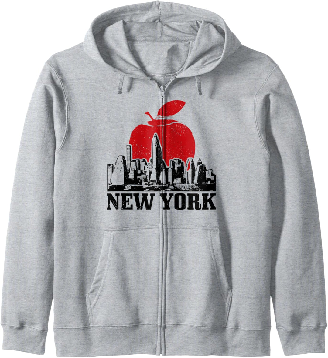 New York City Skyline Big Apple NYC NY Manhattan Souvenir Kapuzenjacke