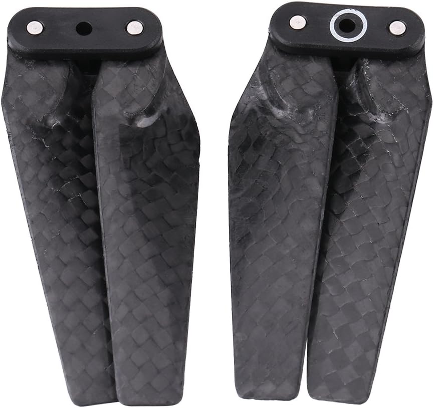 Dilwe Propeller für DJI Spark, 100% Kohlefaser - 2X CW & 2X CCW - Schnellspanner - Faltbare - Widers