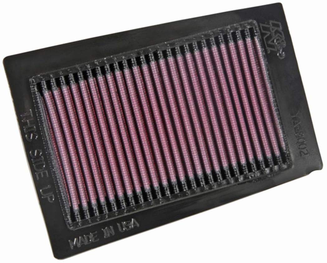K&N YA-8002 Motorrad Luftfilter, Rot
