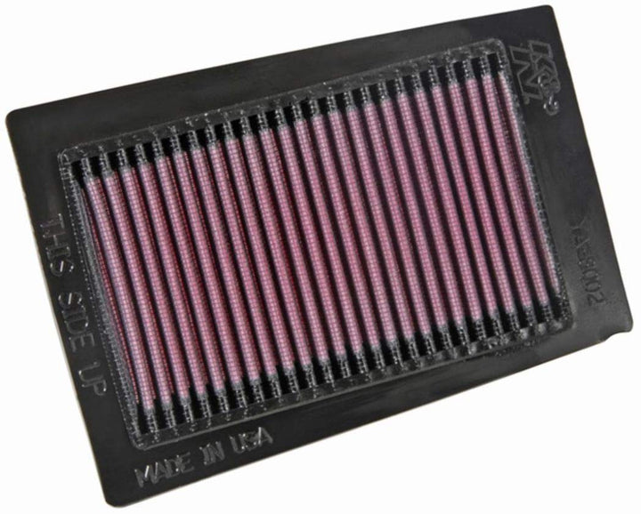 K&N YA-8002 Motorrad Luftfilter, Rot