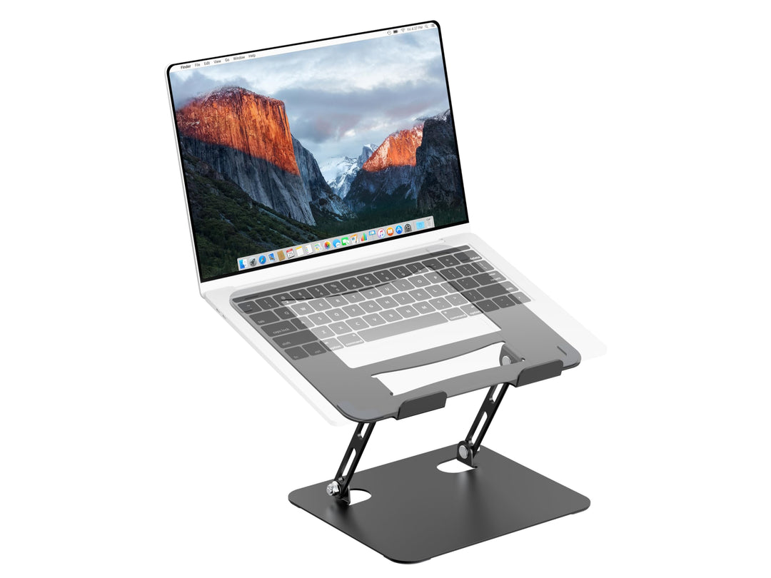 PureMounts Laptop Ständer Höhenverstellbarer, Faltbarer & Ergonomischer Notebookhalter für Home Offi