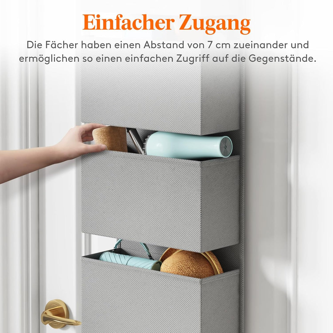 Lifewit 5 Taschen Hängeaufbewahrung, Tür Organizer, Hängeregal Lagerung für Bad, Schlafzimmer, Schla