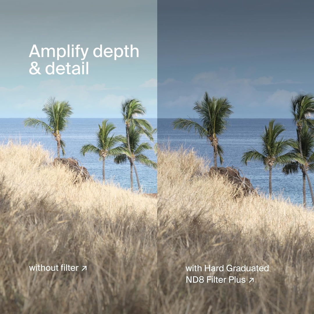 Urth 49 mm Grauverlaufsfilter Hard ND8 GND Filter (Plus+) 49mm, 49mm