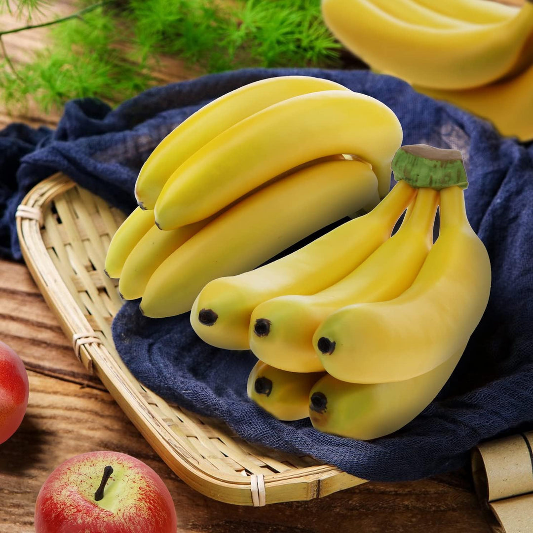 Woration Realistische lebensechte künstliche Bananenstrauss Simulation Obst Modell Display Fotografi