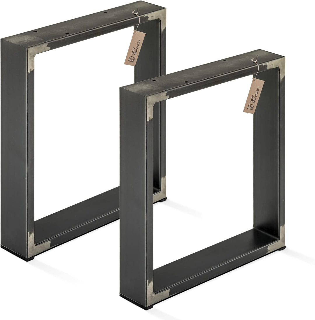 LAMO Manufaktur Tischbeine für Sitzbank, Couchtisch, Beistelltisch, Simple Massive, Vierkantprofil 8