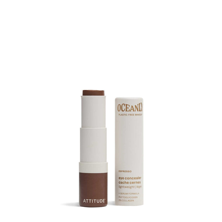ATTITUDE Oceanly Light Coverage Under Eye Concealer Stick, Titandioxidfrei, EWG verifiziert, plastik
