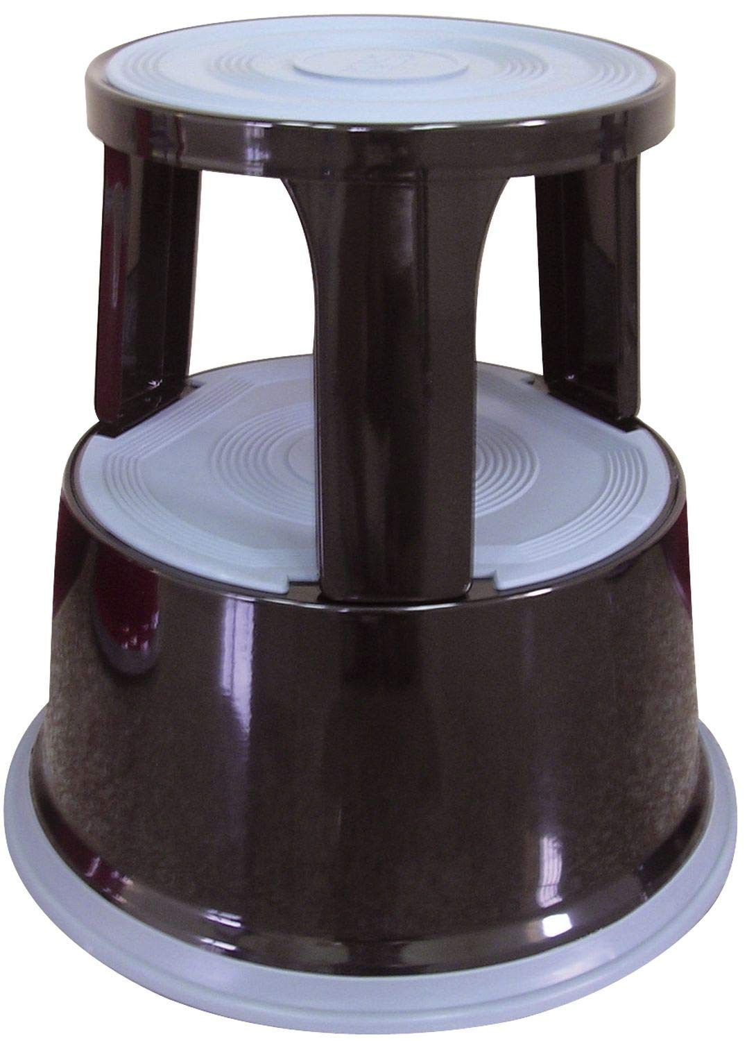 Q-Connect KF00633 Rollhocker aus Kunststoff schwarz, Schwarz