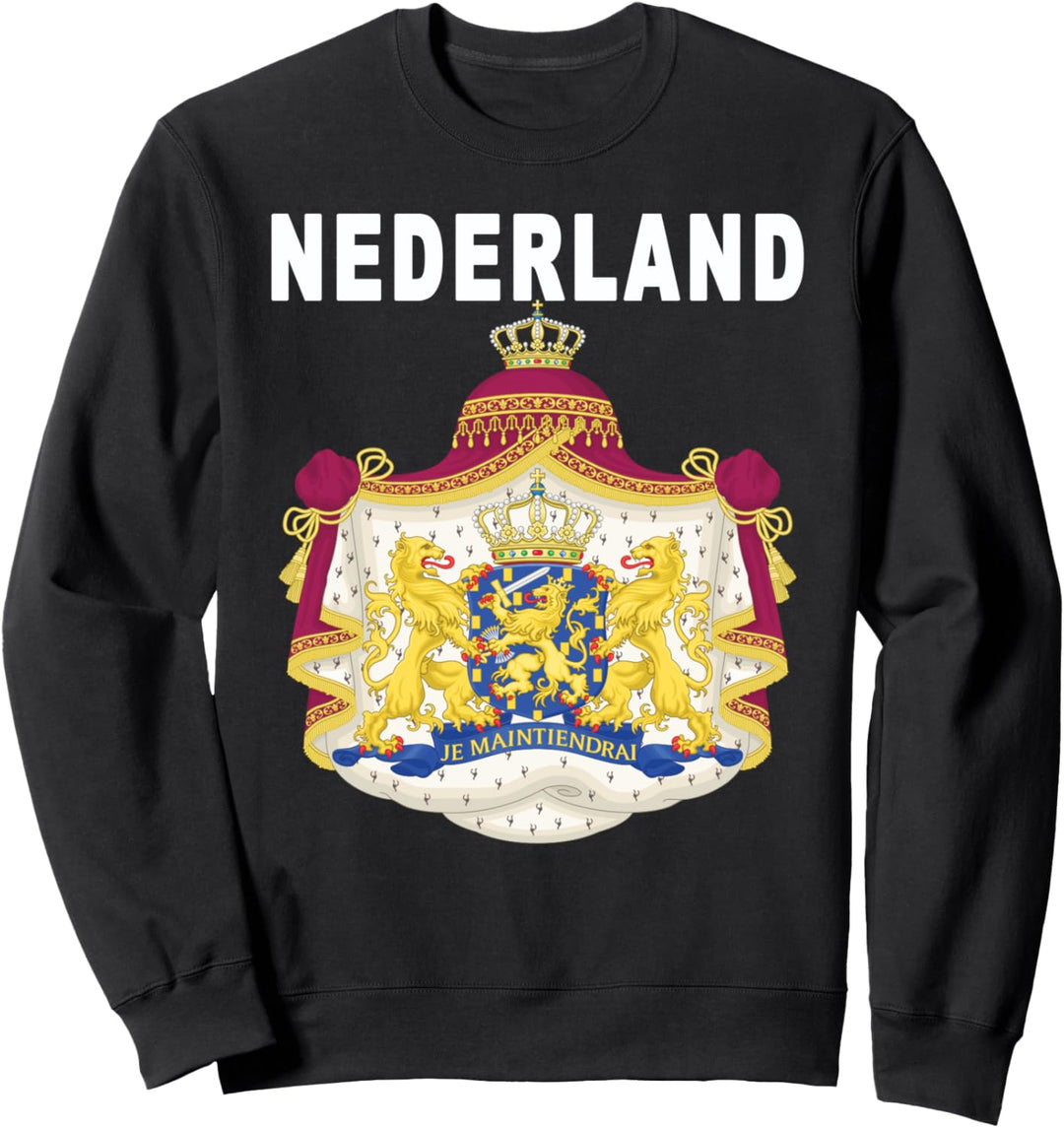 niederländisches Andenken - Nederland-Emblem-Design Sweatshirt