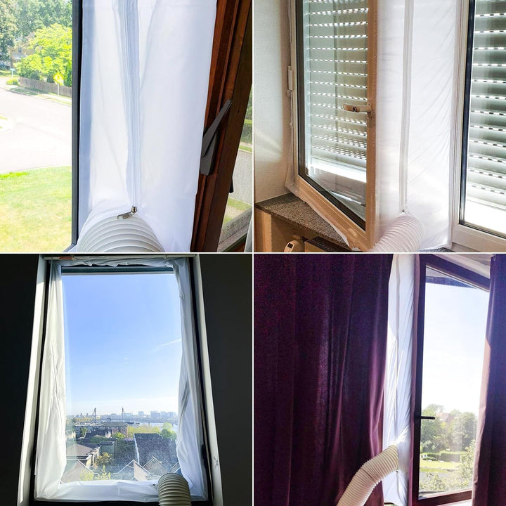 400cm Klimaanlage Fensterabdichtung,Fensterabdichtung für Mobile Klimageräte Klimaanlagen,Fensterabd