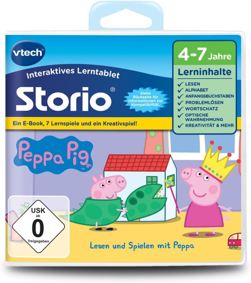 VTech 80-233404 - Lernspiel Peppa (Storio 2, Storio 3S)