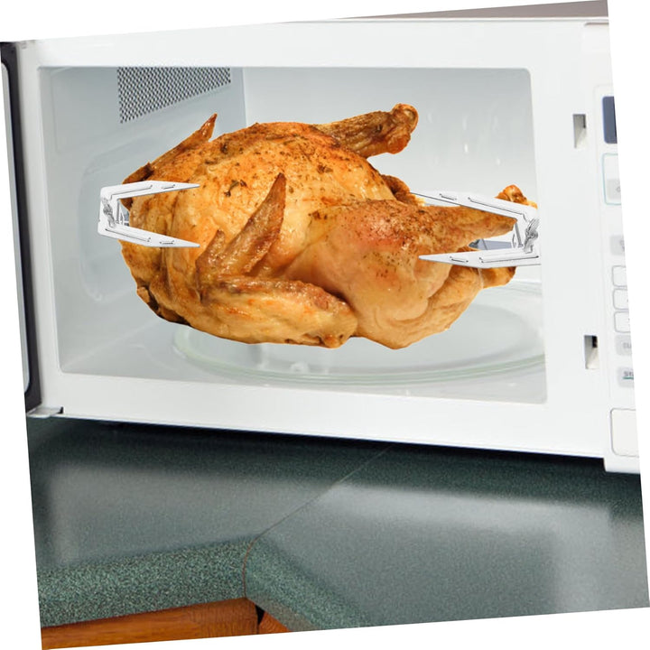 YARNOW 6 Sätze Grillgabeln Aus Edelstahl Fleischstangen Kochen Bratenfleischgabel Brathähnchen-Werkz