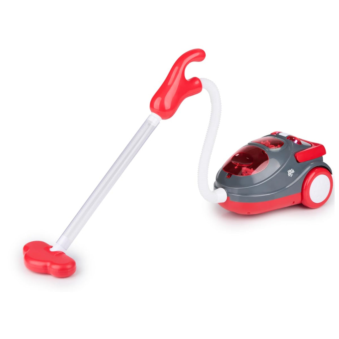Dirt Devil Spielzeug Staubsauger mit Schlauch und Soundeffekten - Kinderstaubsauger mit Wirbelnden P