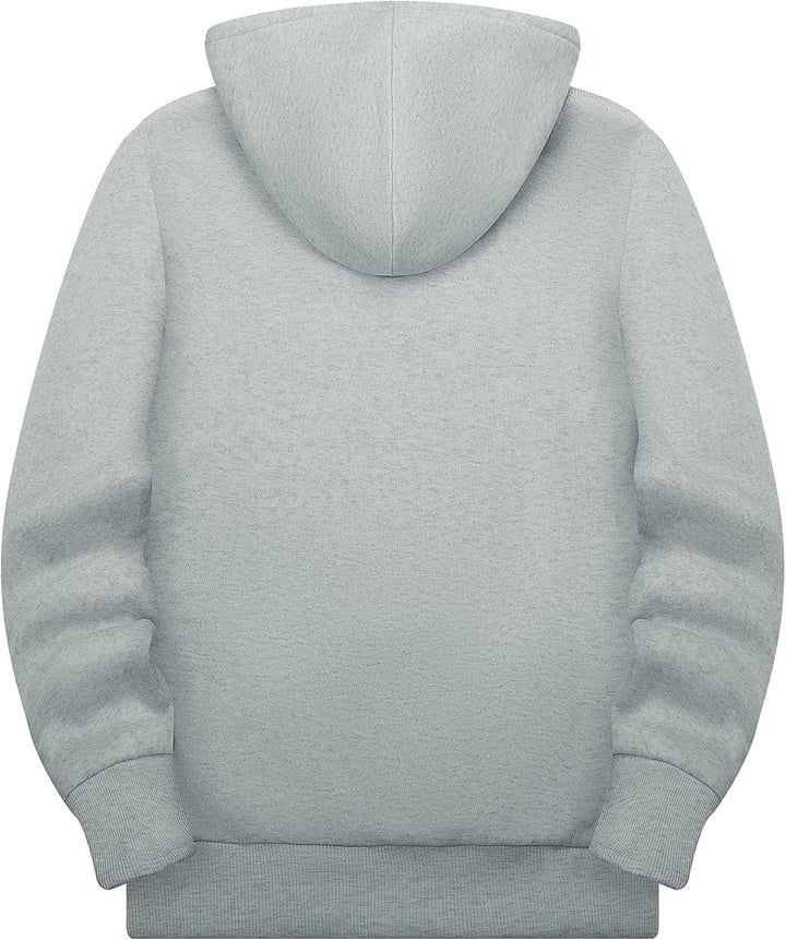 igeekwell Herren Hoodie, Herren Reissverschluss Kapuzenpullover Kapuze Casual Sweatshirt Classic Far
