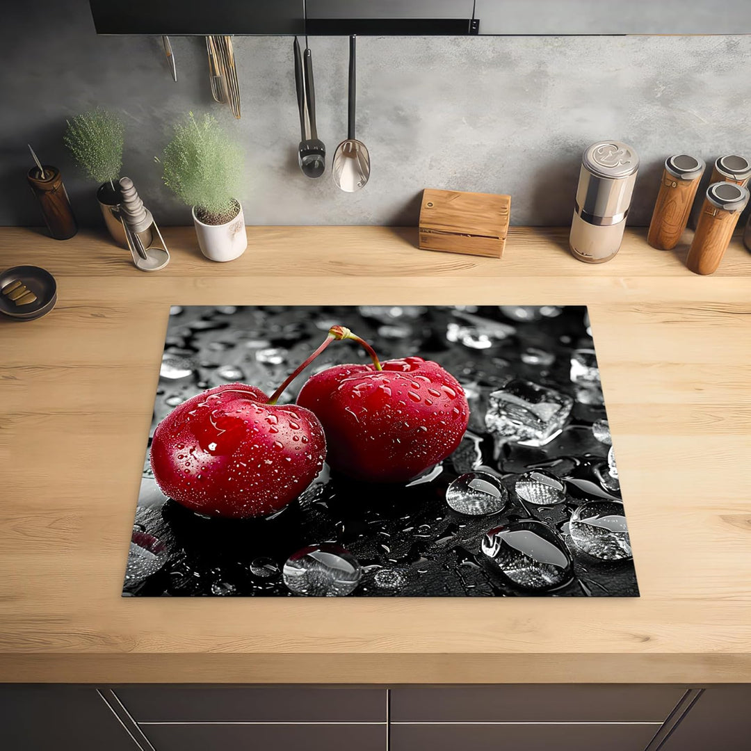 Herdabdeckplatte 65x52 cm Einteilig Herdabdeckung Abdeckplatte für Ceranfeld Abdeckung Induktionskoc