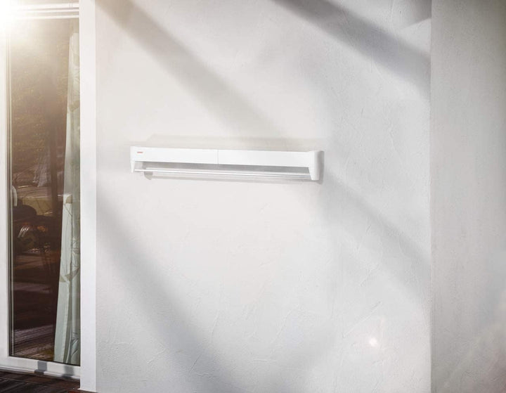 Leifheit Wandtrockner Telegant 36 Protect Plus, zum Ausziehen, platzsparender Wandwäschetrockner, Wä