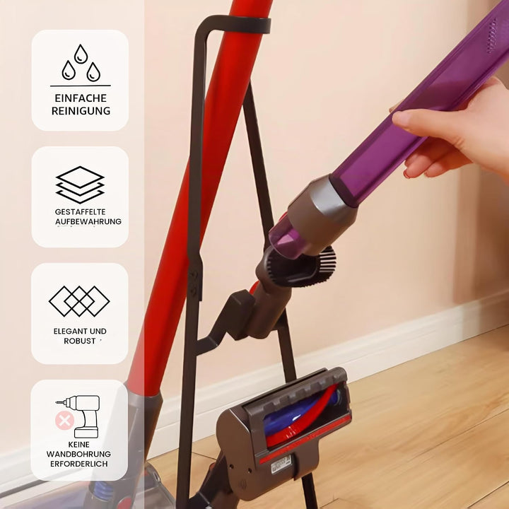 MAGIC SELECT Staubsaugerständer Kompatibel mit Dyson V15, V6, V7, V8, V10, V11. Bodenregal aus Metal