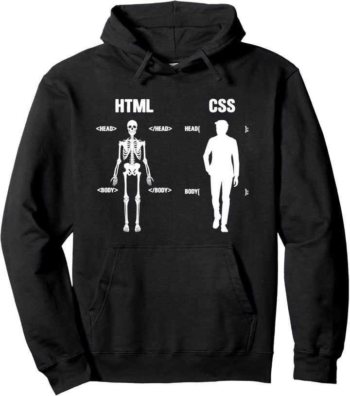HTML CSS Programmierer Programmierung Computer PC Geschenk Pullover Hoodie
