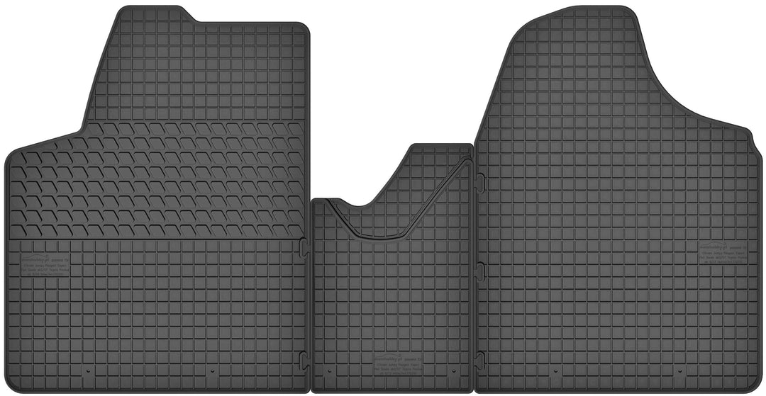Gummimatten Gummi Fussmatten Satz für Citroen Jumpy 07-, FIAT Scudo 06-, Peugeot Expert 06-, Toyota