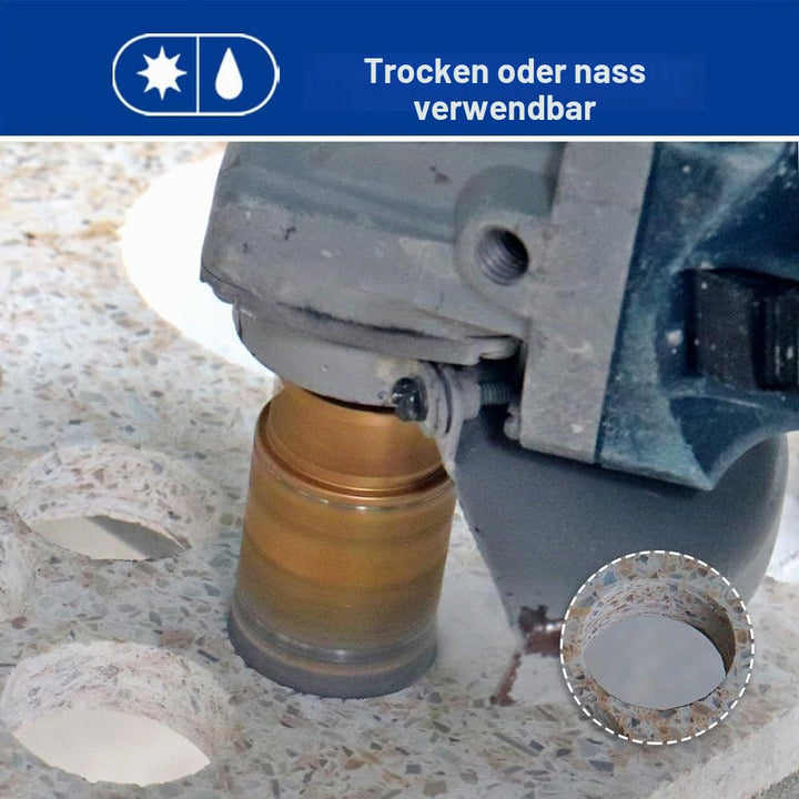 SHDIATOOL Diamant-bohrkrone Durchmesser 100mm Diamanthöhe 15MM für Porzellan Fliese Granit Marmor Tr