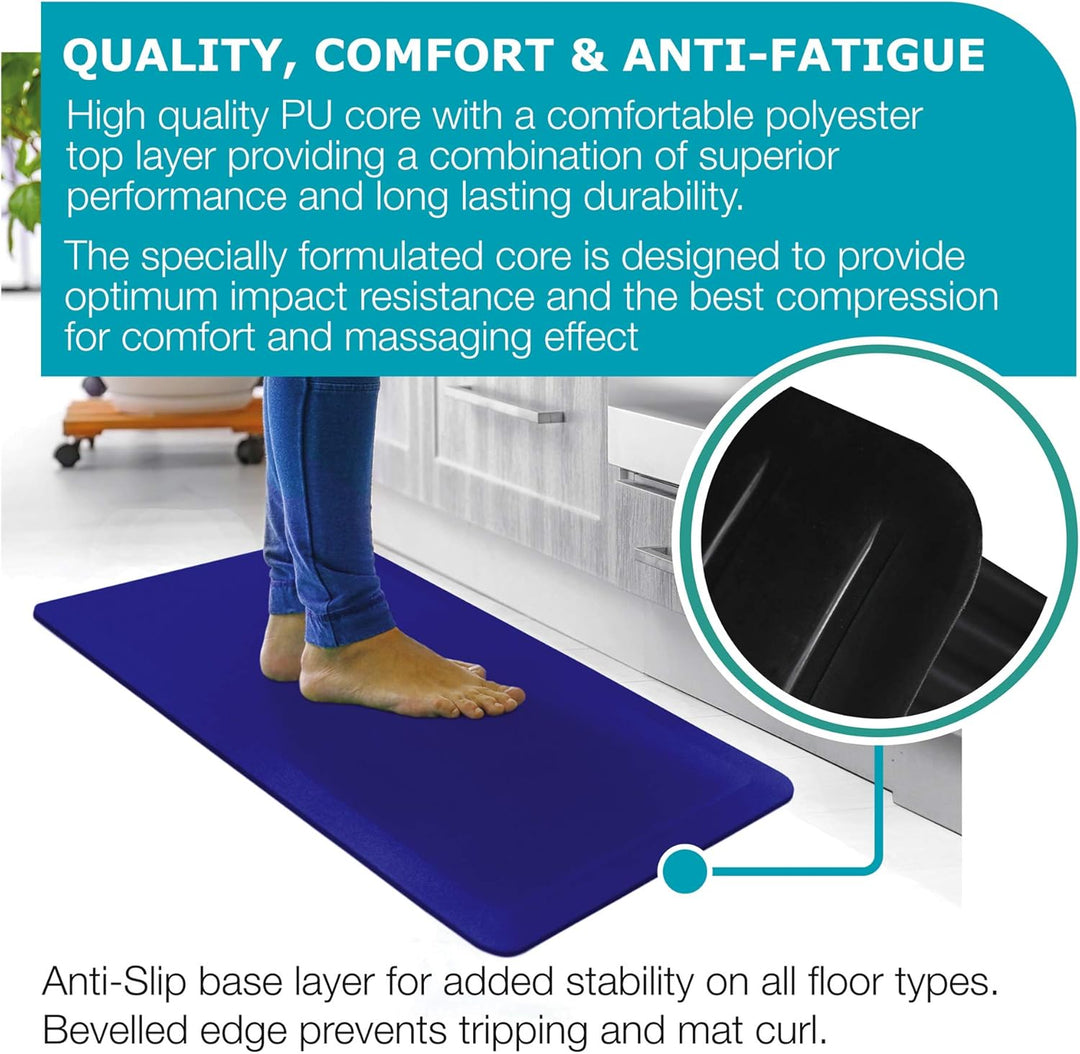 Ultralux Premium Anti-Ermüdungs-Fussmatte, strapazierfähig, ergonomisch, rutschfest, 1,9 cm dick, 40