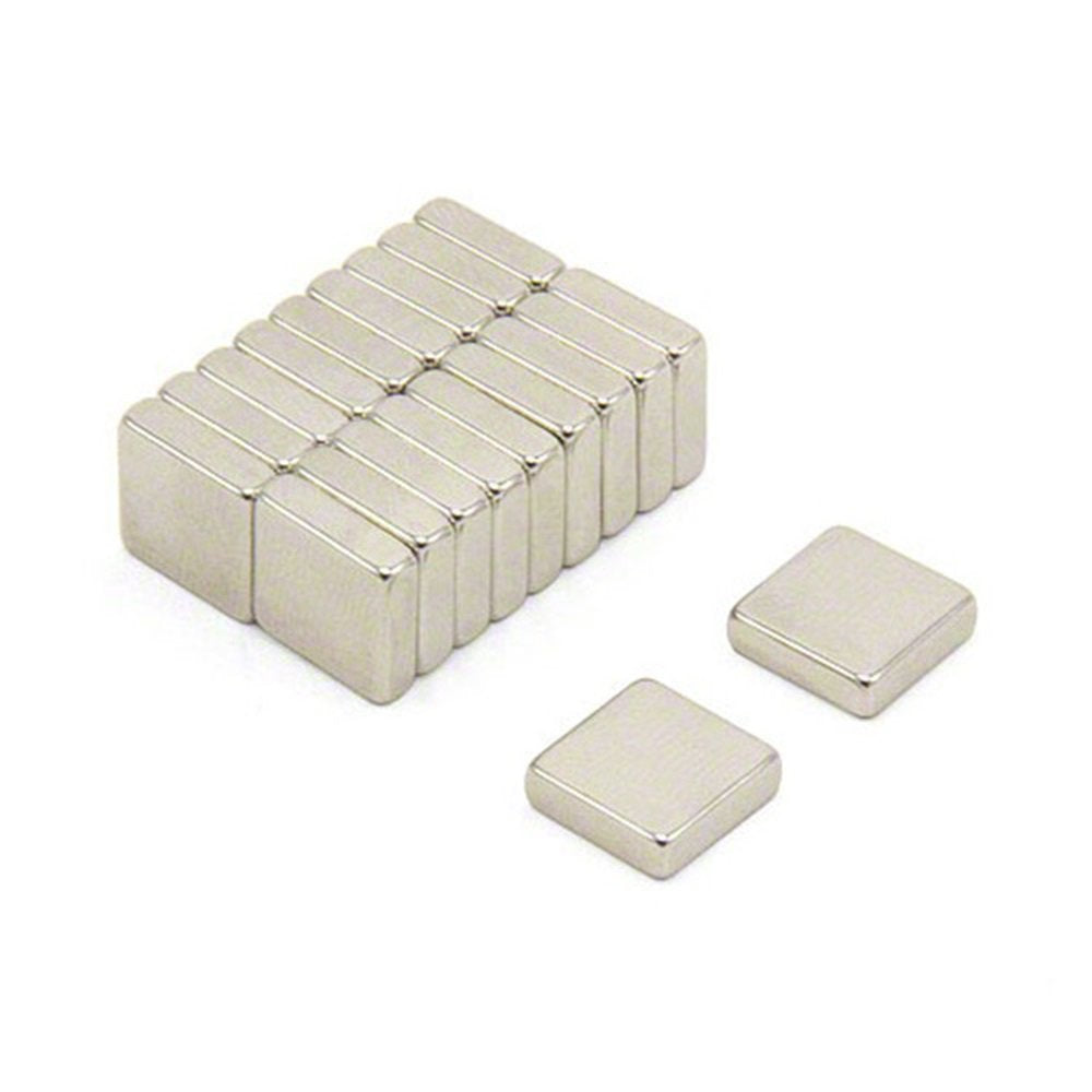 Magnetastico® | 40 Stück Neodym Magnete N52 Quadrat 10x10x4 mm | Kühlschrankmagnet Pinnwandmagnet Da