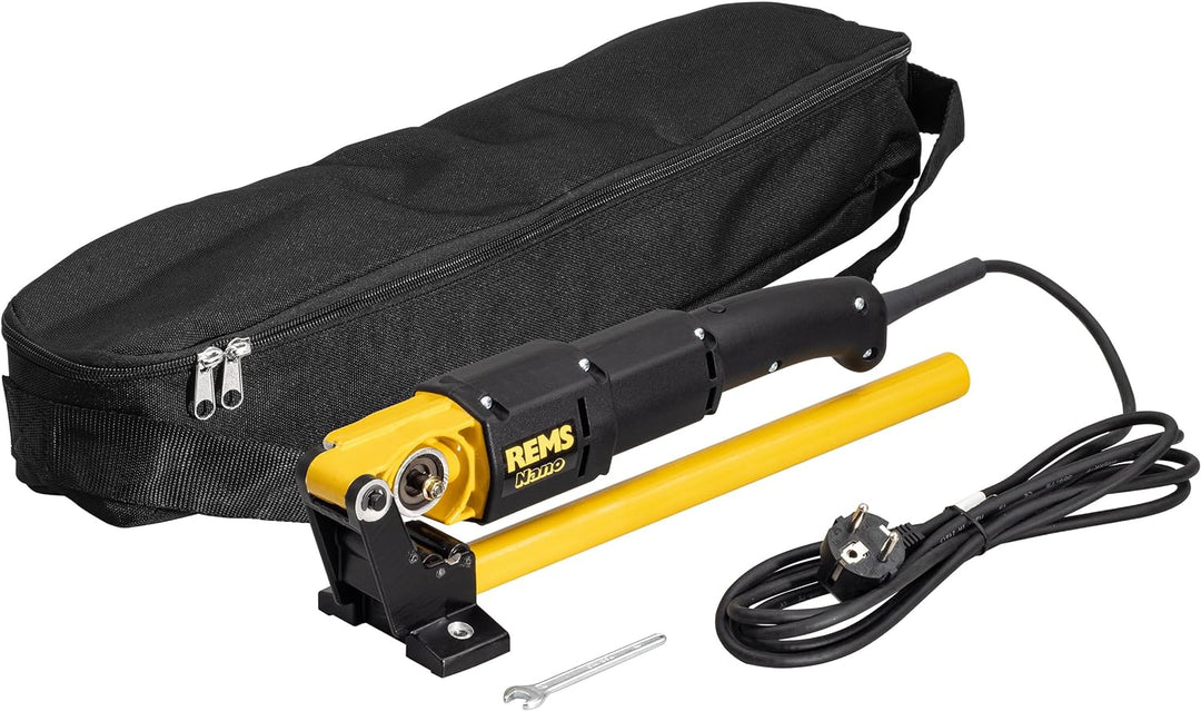 Rems Nano (Rohrabschneider elektrisch, für Rohre der Pressfitting-Systeme, Gegendruckrollen aus Präz