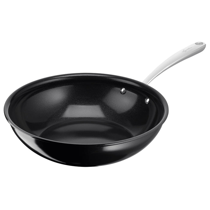 Lagostina Desideria Antihaft-Wok, 28 cm, mit Titanbeschichtung, kratzfest, schnelles und gleichmässi