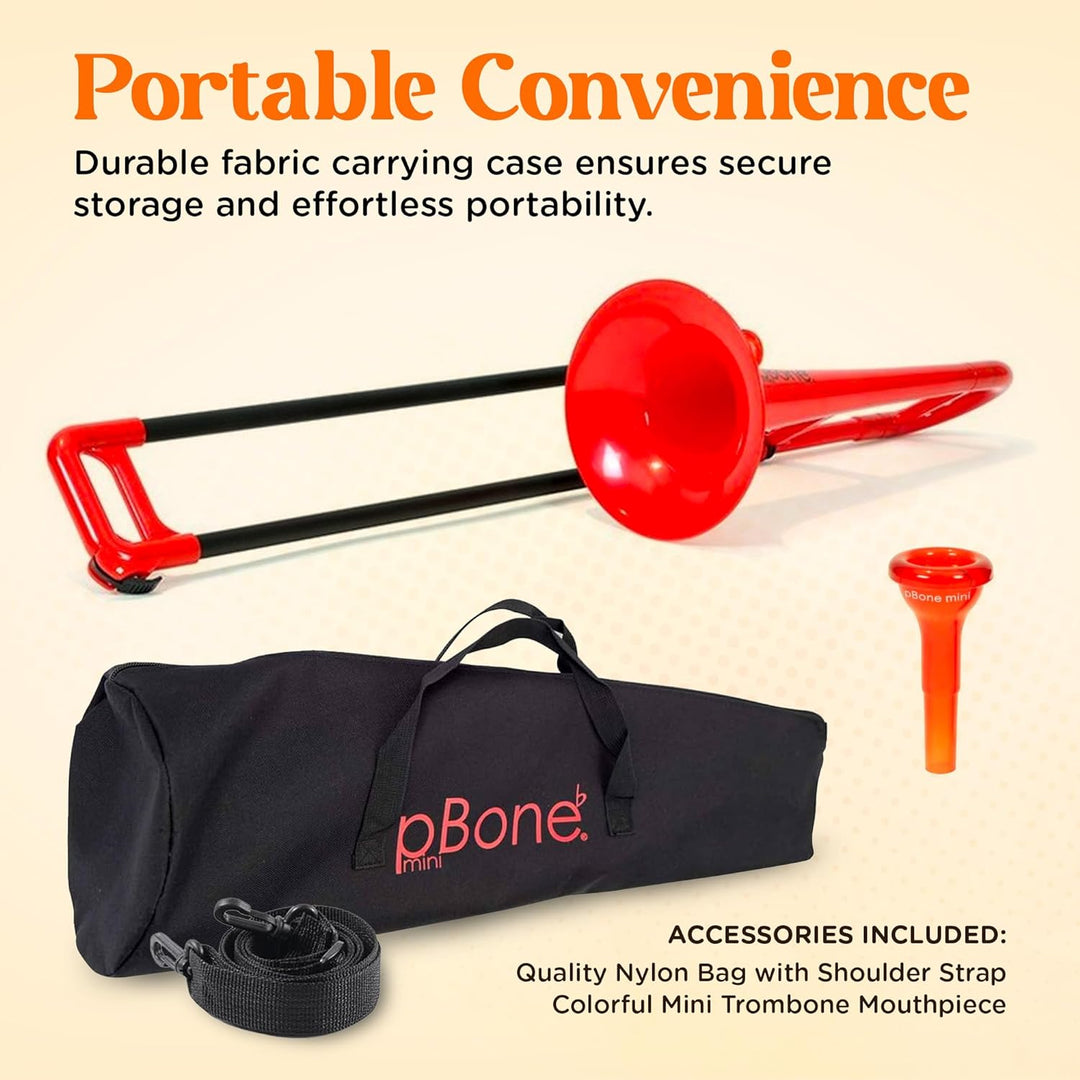 pBone 700638 Trombone Mini rot, Rot