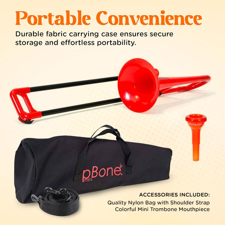 pBone 700638 Trombone Mini rot, Rot