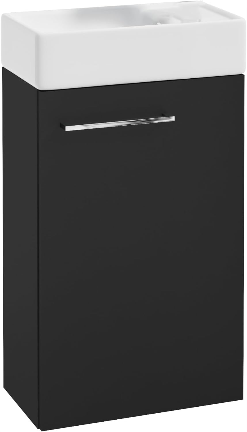 Deftrans Domodomo Badezimmerschrank mit Waschbecken, Waschbeckenschrank 40 x 60 x 21,3 cm, Keramik-W