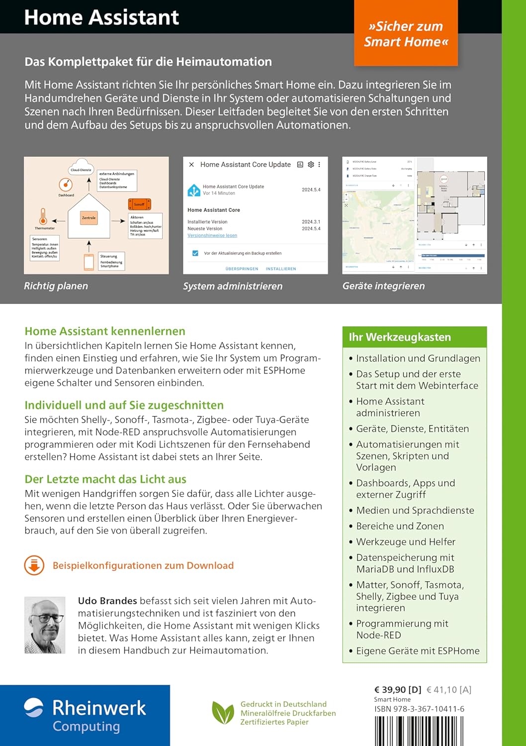 Home Assistant: Das umfassende Handbuch zur Heimautomation. Von der Einrichtung über die Verwaltung