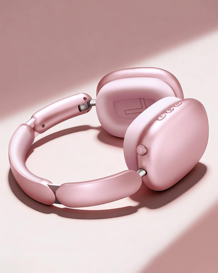 Wentronic Y02 Aktive Noise Cancelling Kopfhörer,60 Std.5 EQ-Musikmodi,Hi-Res-Audio,Tiefe Bässe,faltb