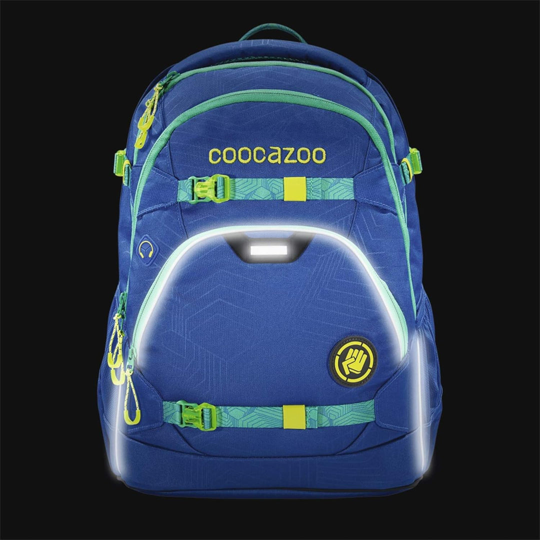 Coocazoo Schulrucksack ScaleRale, WWF Edition, ergonomischer Tornister, höhenverstellbar mit Brustgu