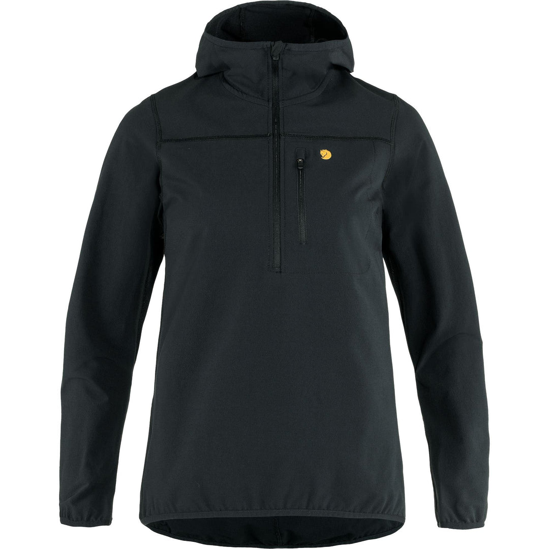 Fjällräven Damen Bergtagen Stretch Half Zip Jacket (1er Pack) S Schwarz, S Schwarz