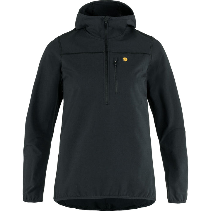 Fjällräven Damen Bergtagen Stretch Half Zip Jacket (1er Pack) S Schwarz, S Schwarz