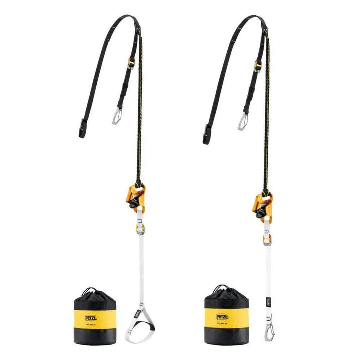 PETZL Unisex – Erwachsene Knee Ascent Fussschlaufe Clip Knie-Aufstiegspedal, Mehrfarbig, one Size