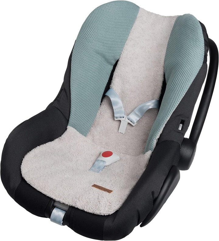 BO BABY'S ONLY - Multicomforter aus Baumwolle - 68x40 cm - für Jungen und Mädchen - Silbergrau Stone
