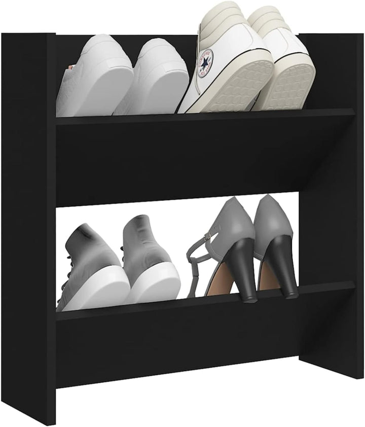 Susany Wand-Schuhschränke mit 2 Kippböden Schuhregal Schuh-Organizer Wand-Schuhschrank-Set für Flur