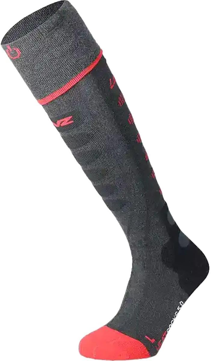 Lenz Heat 5.1 Socken 2023 Anthracite/red 35-38, 35-38