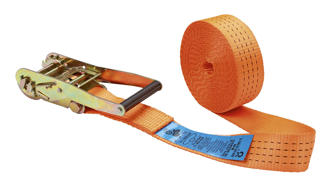 Kerbl works Ratschenzurrgurt, Zurrgurt, Ratschengurt, 1-teilig, orange, 8 m x 50 mm, Polyestergewebe