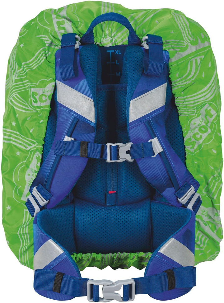 SCOUT Neon Safety Cape Green