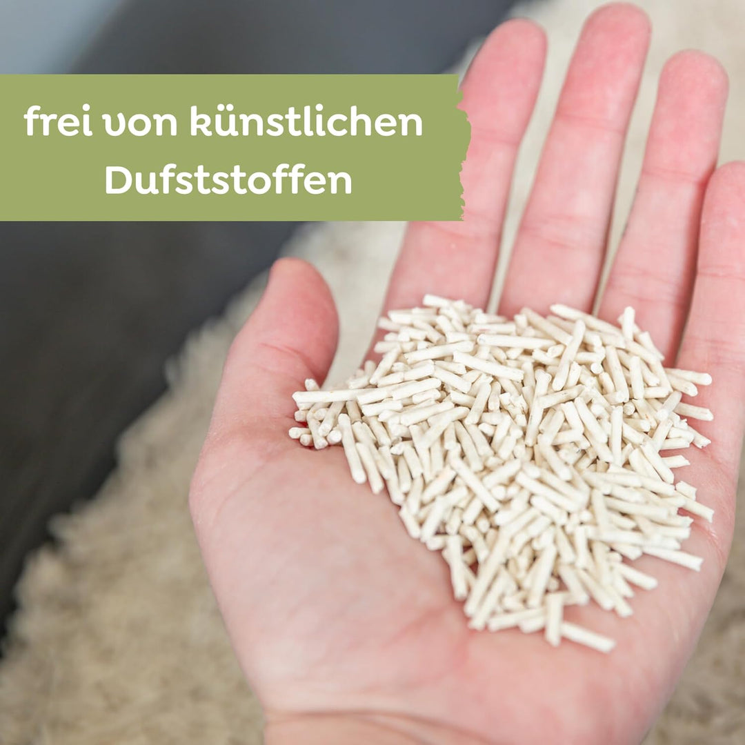 Trixie Tofu-Klumpstreu 4,5 kg – staubarmes Katzenstreu für Katzentoiletten, geruchsneutralisierend &