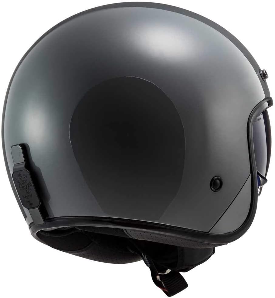LS2 Motorradhelm OF601 BOB NARDO GREY, Grau, XS XS Grau, XS Grau
